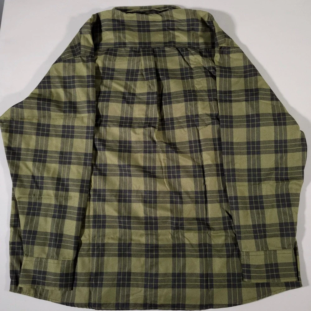 Dixxon Flannel Co Shirt Mens 5X Green Black 38 Special Plaid Button Up NWT New - Picture 8 of 8